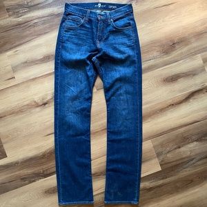 7 For All Mankind Men's Denim Blue Jeans Carsen 28 Waist